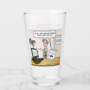 Accounting Drunk Balance Sheet Pun Drinking Glass