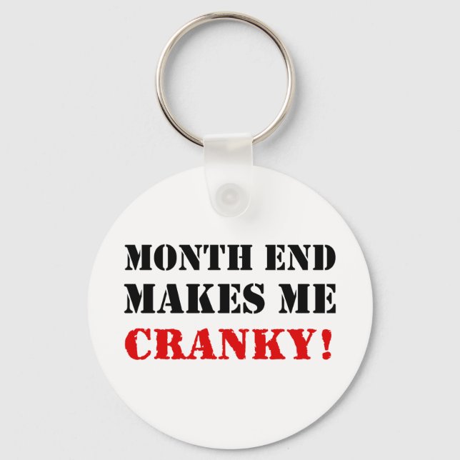 Accounting & Finance Month End Approval Stamp Keychain (Front)