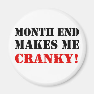 Accounting & Finance Month End Approval Stamp Magnet