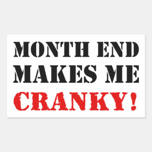 Accounting & Finance Month End Approval Stamp Sticker