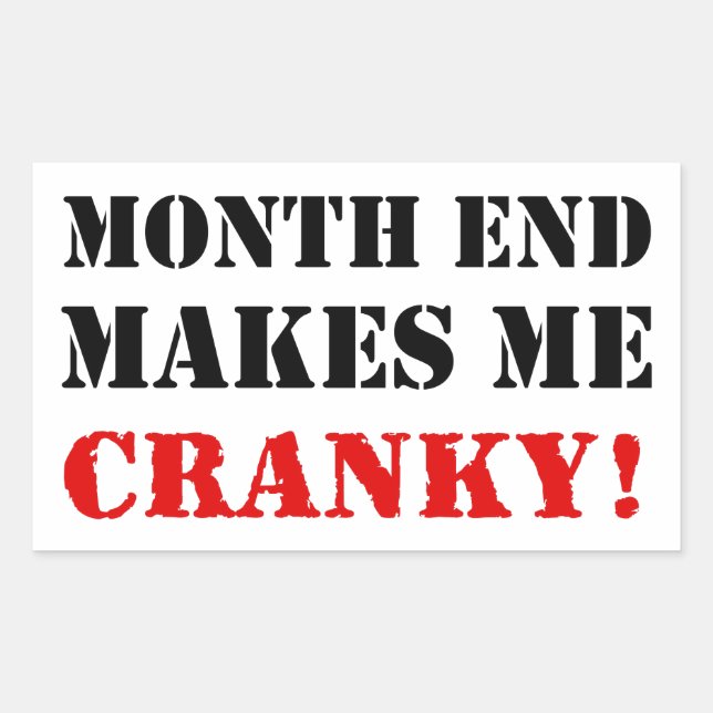 Accounting & Finance Month End Approval Stamp Sticker (Front)