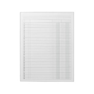 Accounting Ledger 2 column Notepad