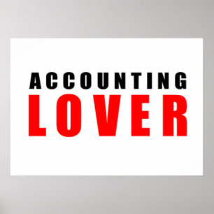 Accounting lover poster