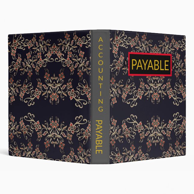 ACCOUNTING PAYABLE 3 RING BINDER (Background)