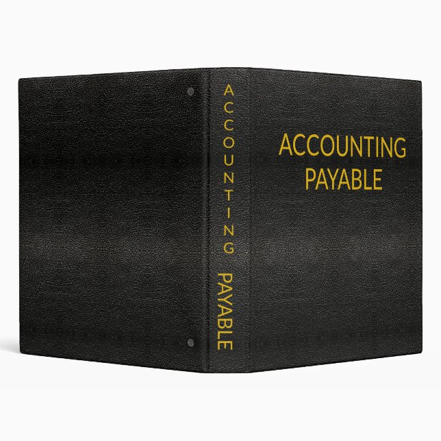 ACCOUNTING PAYABLE 3 RING BINDER (Background)