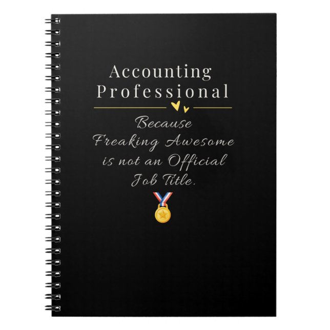 Accounting Professional Notebook (Front)