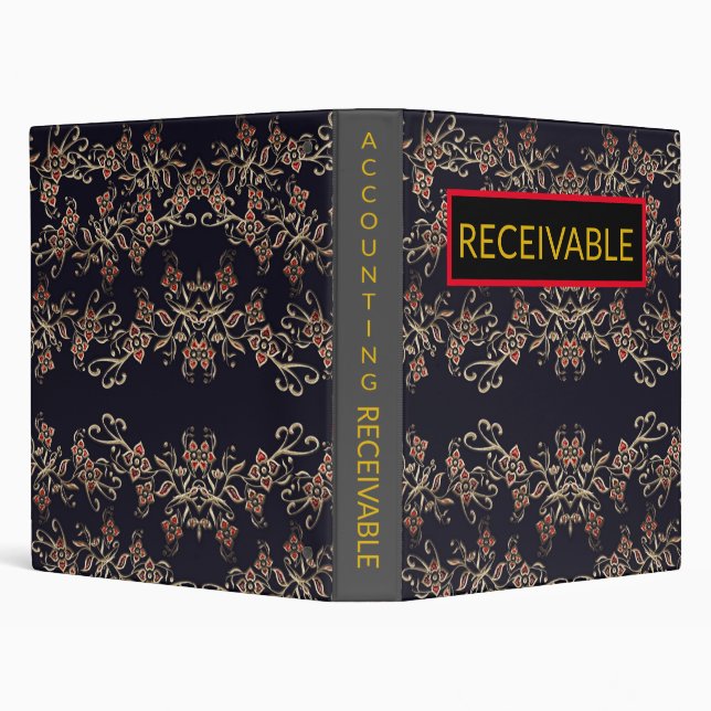 ACCOUNTING RECEIVABLE 3 RING BINDER (Background)
