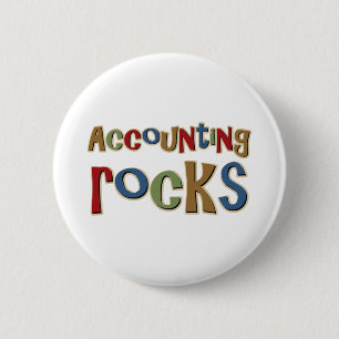 Accounting Rocks 2 Inch Round Button