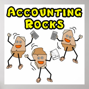 Accounting Rocks Poster
