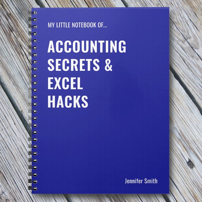 Accounting Secrets & Excel Hacks Office Notebook (Creator Uploaded)