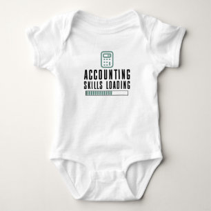 Accounting Skills Loading - Accountant Baby Bodysuit