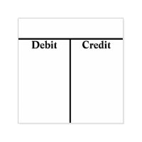 Accounting T Accounts Self Inking Stamp