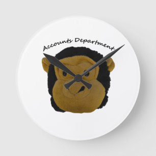 Accounts Department. Funny Gifts for work persons Round Clock