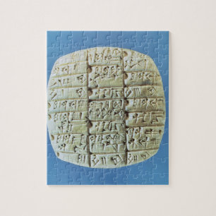Accounts Table with cuneiform script, c.2400 BC (t Jigsaw Puzzle