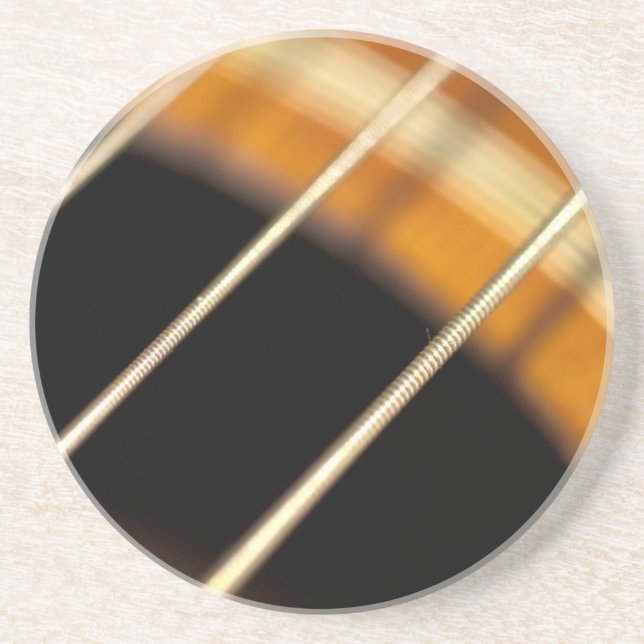 Accoustic Guitar Strings in Motion Coaster (Front)