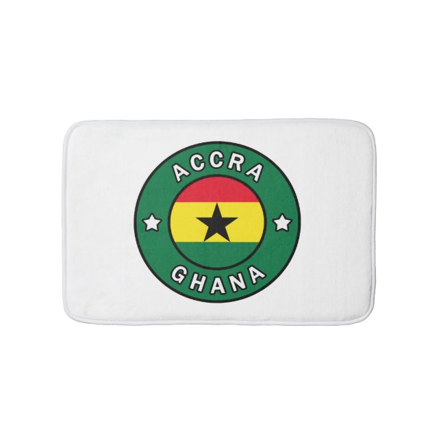 Accra Ghana Bath Mat (Front)