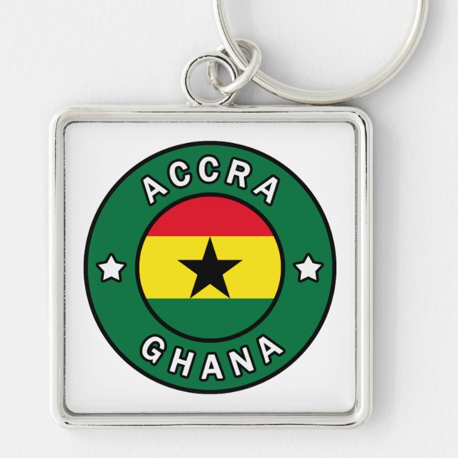 Accra Ghana Keychain (Front)