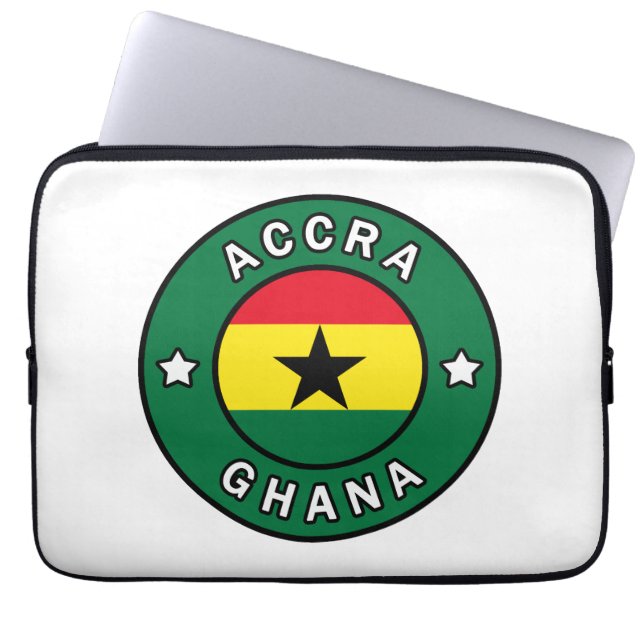 Accra Ghana Laptop Sleeve (Front)