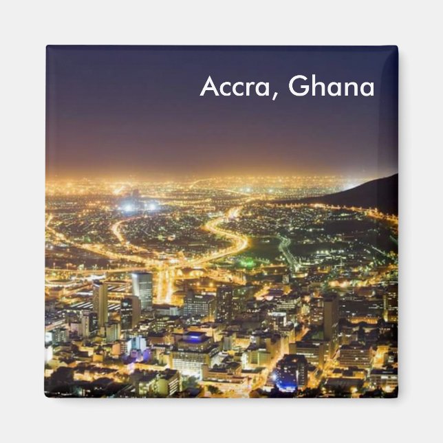 Accra, Ghana Magnets thématiques (Devant)