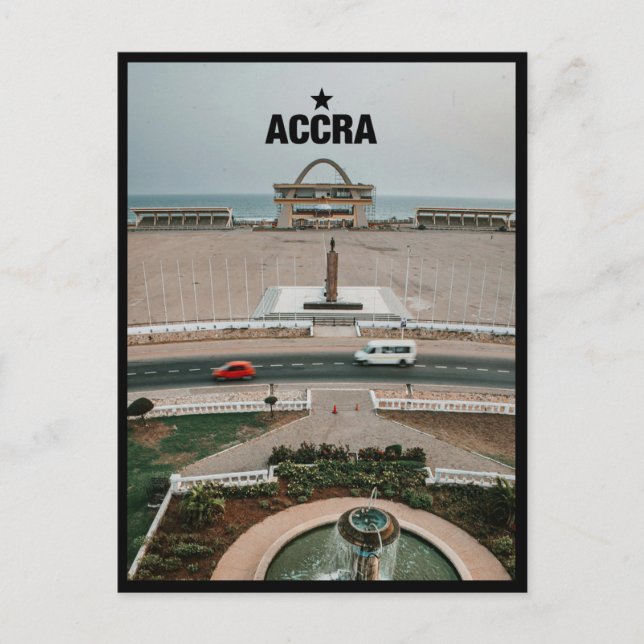 Accra - Ghana Postcard (Front)