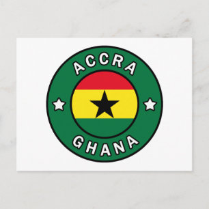 Accra Ghana Postcard