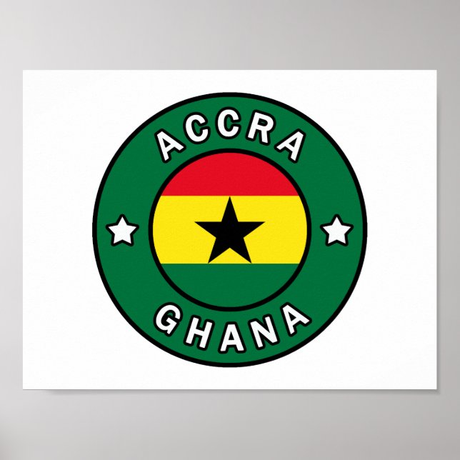 Accra Ghana Poster (Front)