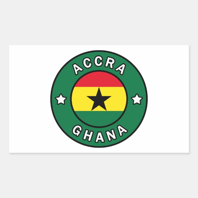 Accra Ghana Sticker (Front)