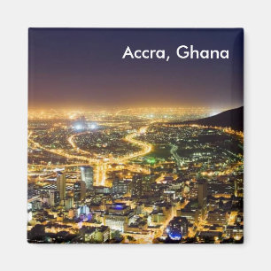 Accra, Ghana Themed Magnets