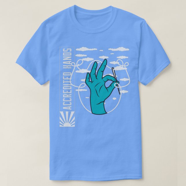 Accredited Hands 1 T-Shirt (Design Front)