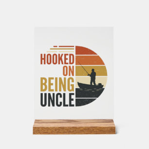 Accro à être Oncle Pêche Graphique Vintage_1