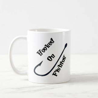 Accroché sur la pêche - tasse de café d'amusement