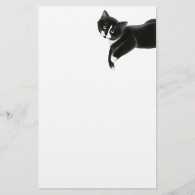 Accrocher juste la papeterie de chat (Devant)