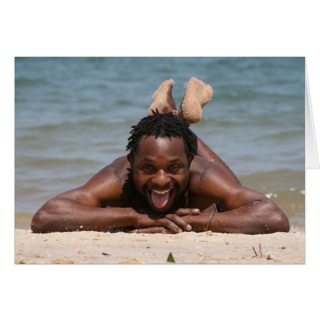 Accrocher sur la plage (Devant horizontal)