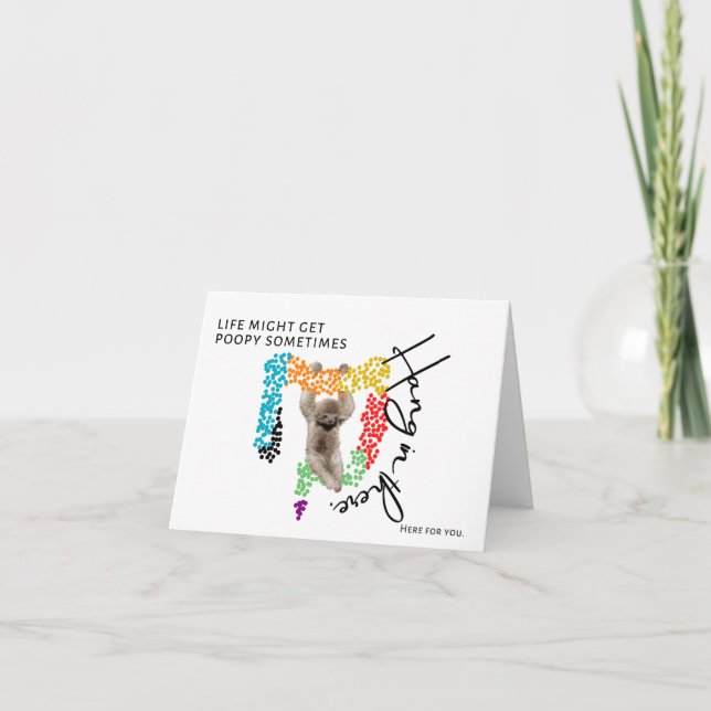 Accrochez-vous à la carte de note de tracé Colon (Devant)