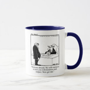 Accueil amusant de la Mug de gestion