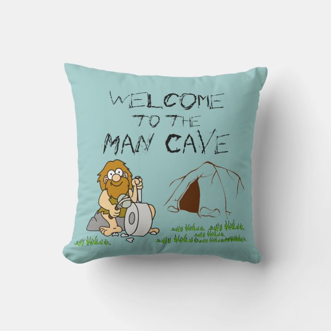 Accueil au coussin de caverne d'homme (Recto)