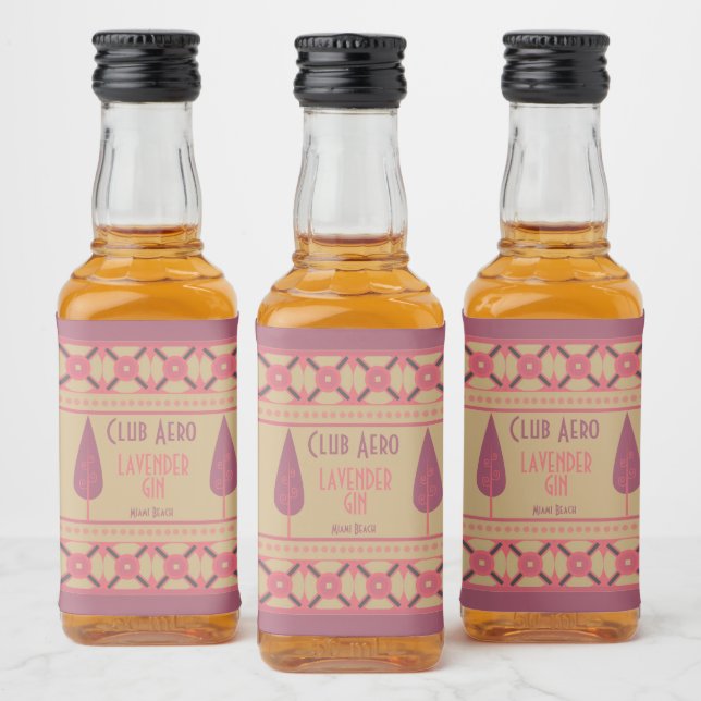 Accueil Bar Mini Liquor Bouteille Étiquettes de pr (Bouteilles)