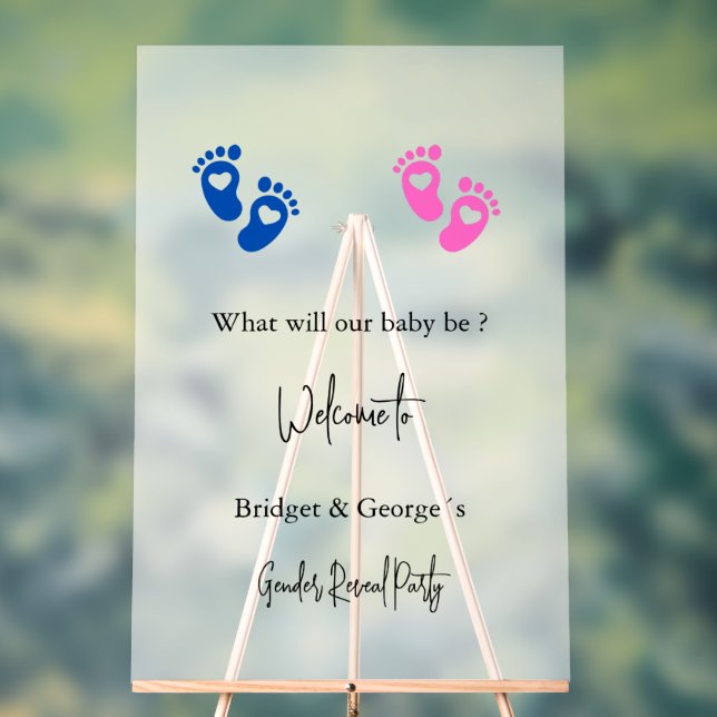 accueil bébé pieds sexe révéler la fête gelée (Neutre)