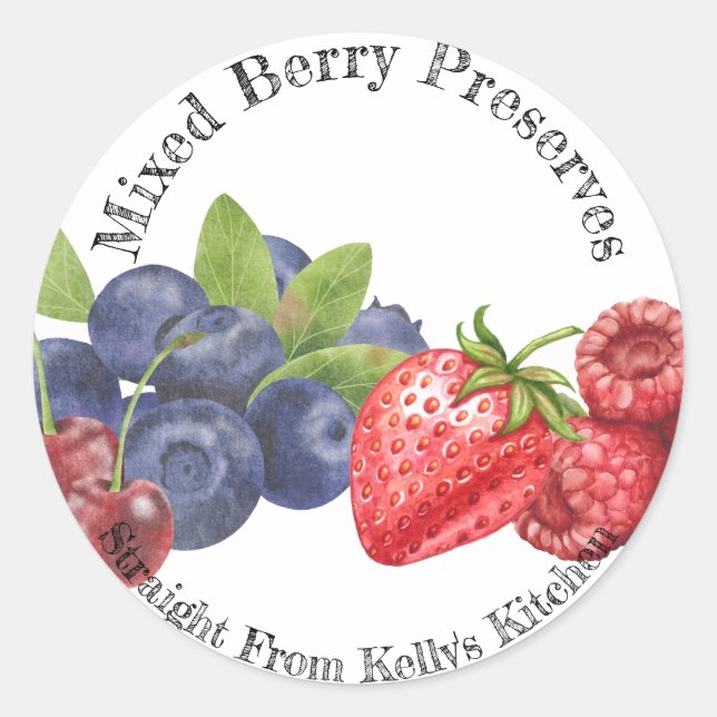 Accueil Canning Business Mixte Berry Étiquette ali (Devant)