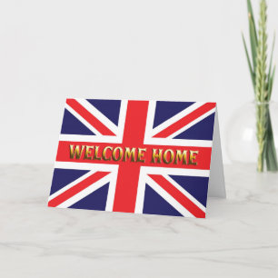 Accueil carte avec Union Jack