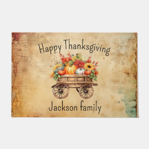 Accueil chaleureux de Thanksgiving - Tapis de port