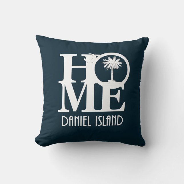 ACCUEIL Daniel Island Caroline du Sud Oreiller (Recto)