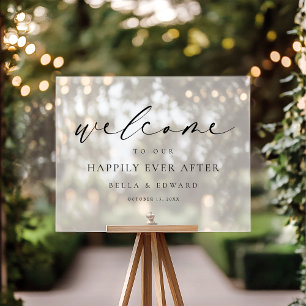 Accueil de mariage élégant
