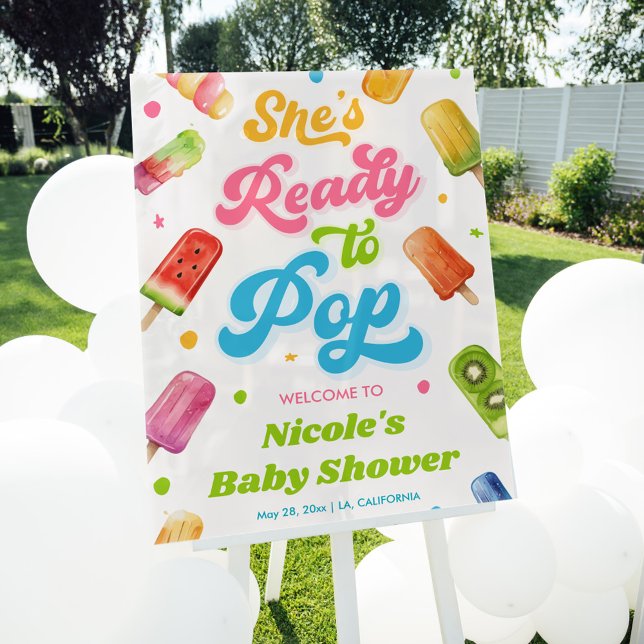 Accueil du Baby shower Prêt pour la Pop (Créateur téléchargé)