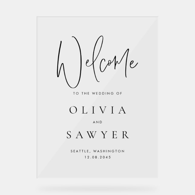 Accueil du Mariage de script d'écriture manuscrite (Recto)