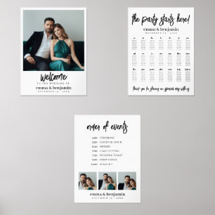 Accueil du mariage - Tableau de sièges - Ordre des