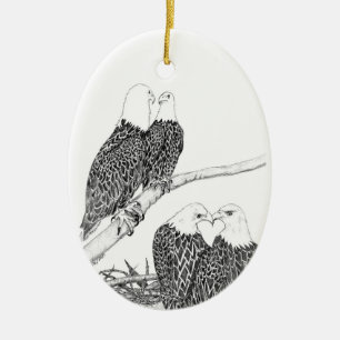 ACCUEIL EAGLE NEST LEGACY CONTINUE Ornement en cér