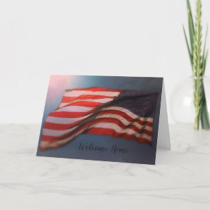 Accueil et Merci Carte de voeux militaire