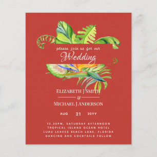 Accueil Feuille Tropical le moins cher Mariage Lua