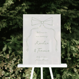Accueil Mariage blanc et vert pour la main tiré